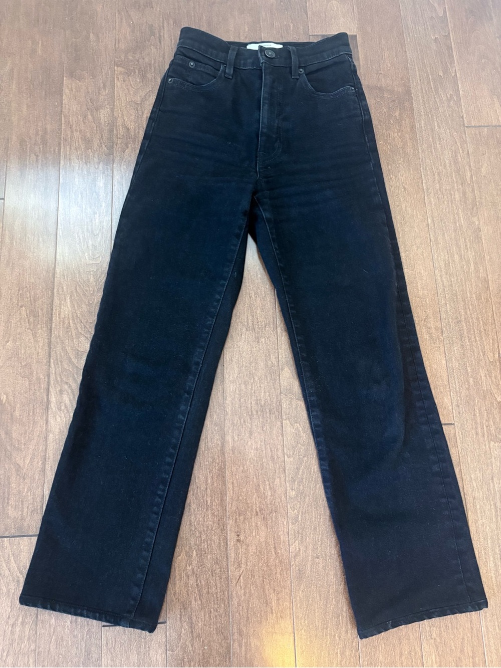 SLVRLAKE Women’s Black Straight Jeans